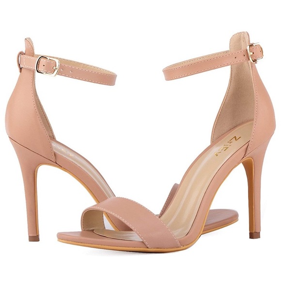 Shoes Nude Ladies Womans Open Toe Heels Nwt Poshmark